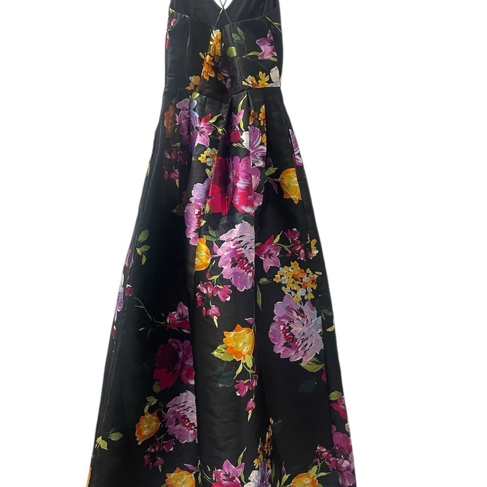 BCX Floral Black Maxi Dress - Picture 3 of 4